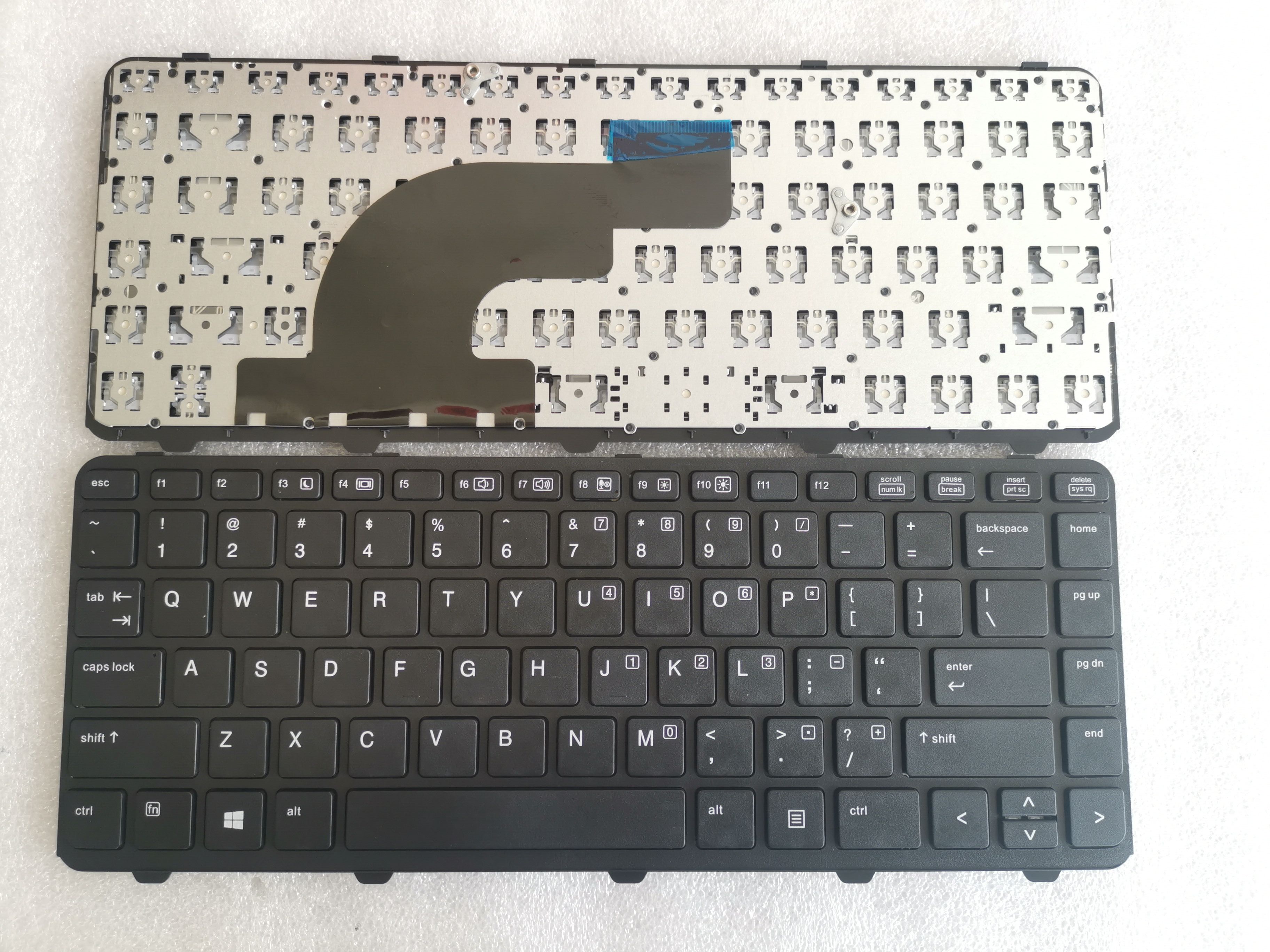 Picture of New Replacement Laptop Keyboard For HP 640G1 BLACK FRAME BLACK (OEM) US Layout